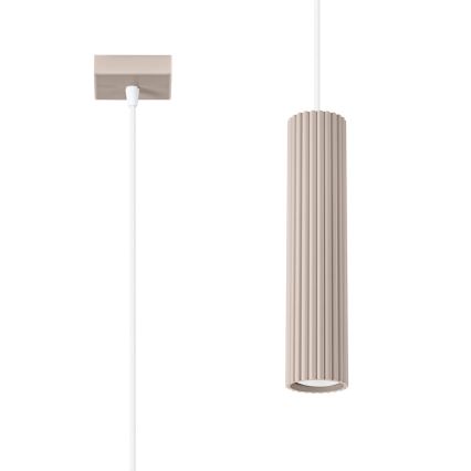 Brilagi - Lustre LED suspenso em cabo CRESTO 1xGU10/10W/230V taupe