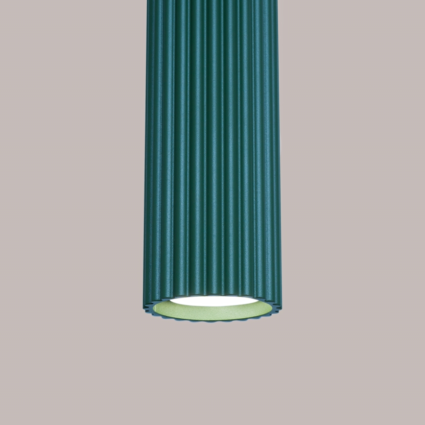 Brilagi - Lustre LED suspenso em cabo CRESTO 1xGU10/10W/230V turquesa