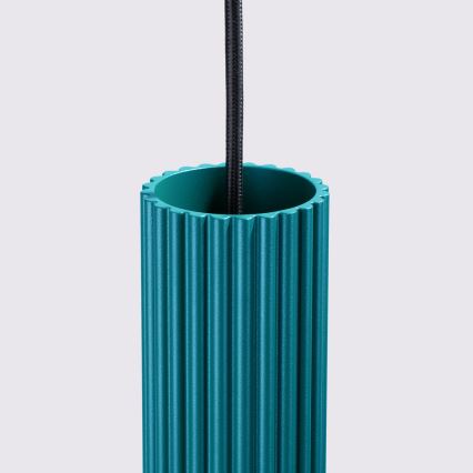 Brilagi - Lustre LED suspenso em cabo CRESTO 1xGU10/10W/230V turquesa