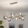 Brilagi - Lustre LED suspenso em cabo MILLA 10xG9/3W/230V cromado preto/fumê