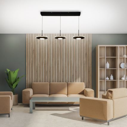 Brilagi - Lustre LED suspenso em cabo VERANO 3xLED/15W/230V