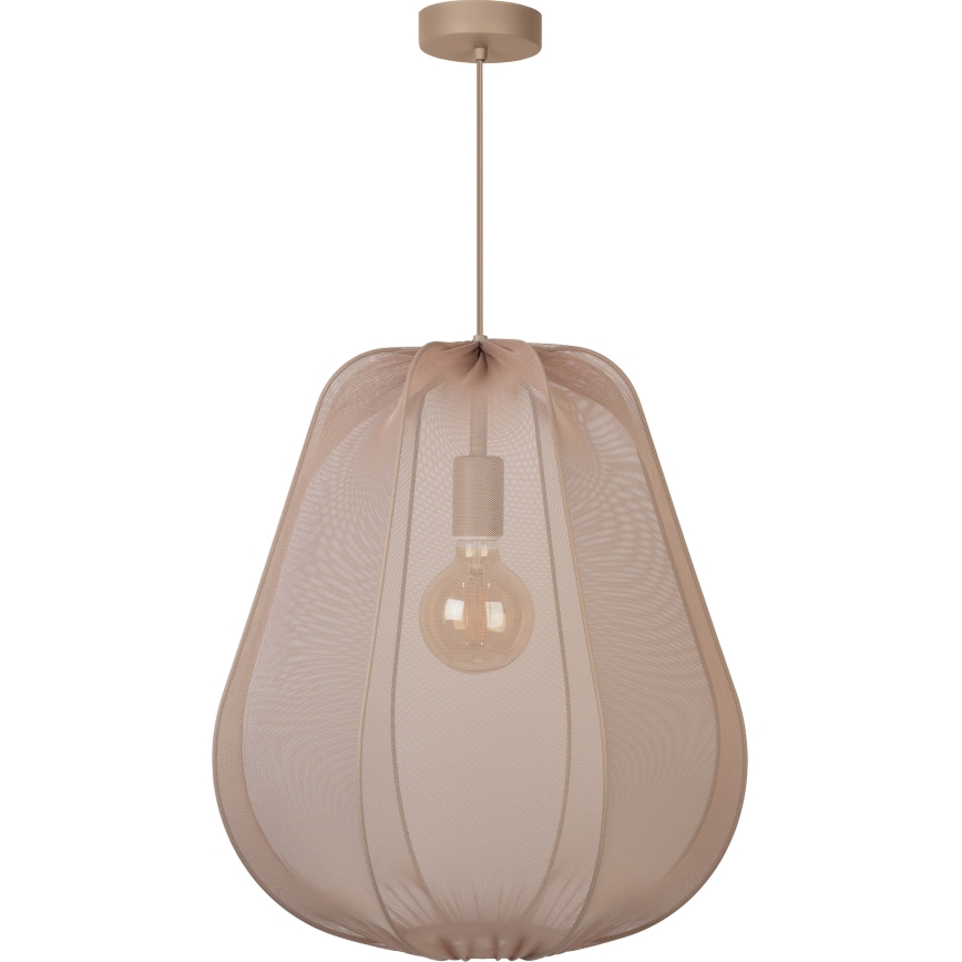 Brilagi - Lustre LED suspenso por cabo ARVEN 1xE27/8W/230V Ø 37 cm bege