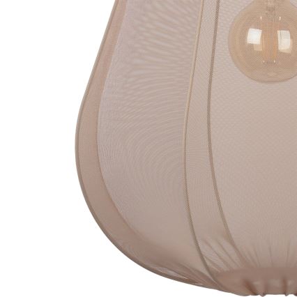 Brilagi - Lustre LED suspenso por cabo ARVEN 1xE27/8W/230V Ø 37 cm bege