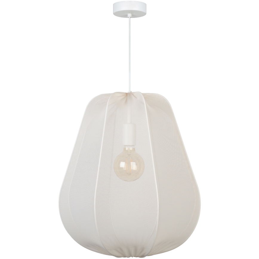 Brilagi - Lustre LED suspenso por cabo ARVEN 1xE27/8W/230V Ø 37 cm branco