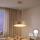 Brilagi - Lustre LED suspenso por cabo CARVALHO MODERN 2xE27/60W/230V, carvalho, diâmetro 37,5 cm
