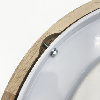 Brilagi - Lustre LED suspenso por cabo CARVALHO MODERN 2xE27/60W/230V, carvalho, diâmetro 37,5 cm