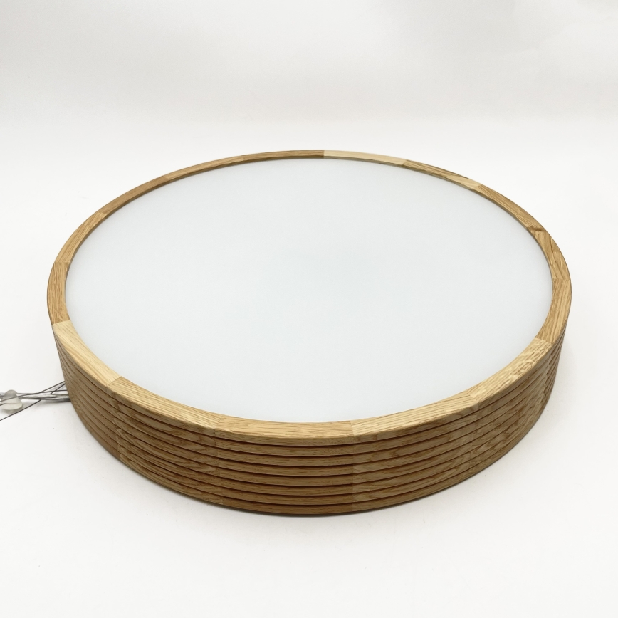 Brilagi - Lustre LED suspenso por cabo CARVALHO MODERN 3xE27/60W/230V carvalho Ø 47,5 cm