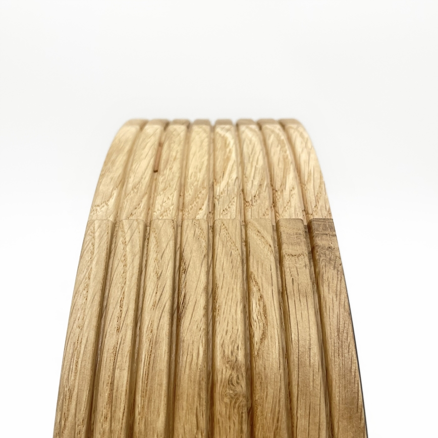 Brilagi - Lustre LED suspenso por cabo CARVALHO MODERN 3xE27/60W/230V carvalho Ø 47,5 cm