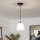 Brilagi - Lustre LED suspenso por cabo CERIA 1xE27/40W/230V Ø 20,5 cm cinzento