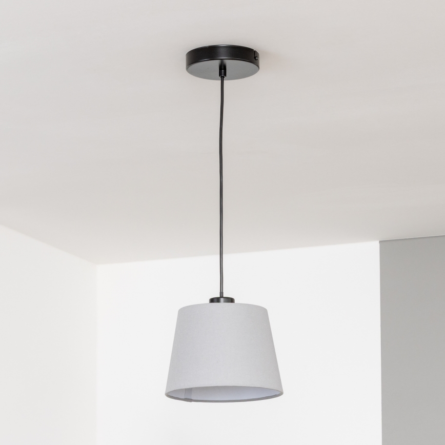 Brilagi - Lustre LED suspenso por cabo CERIA 1xE27/40W/230V Ø 20,5 cm cinzento