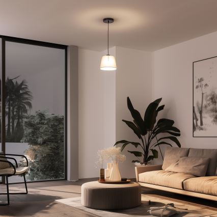 Brilagi - Lustre LED suspenso por cabo CERIA 1xE27/40W/230V Ø 20,5 cm cinzento