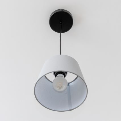 Brilagi - Lustre LED suspenso por cabo CERIA 1xE27/40W/230V Ø 20,5 cm cinzento