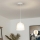 Brilagi - Lustre LED suspenso por cabo CERIA 1xE27/40W/230V Ø 20,5 cm cinzento