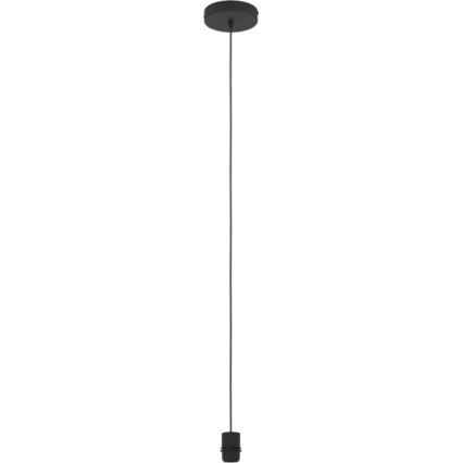 Brilagi - Lustre LED suspenso por cabo CERIA 1xE27/40W/230V Ø 30 cm preto/bege/branco
