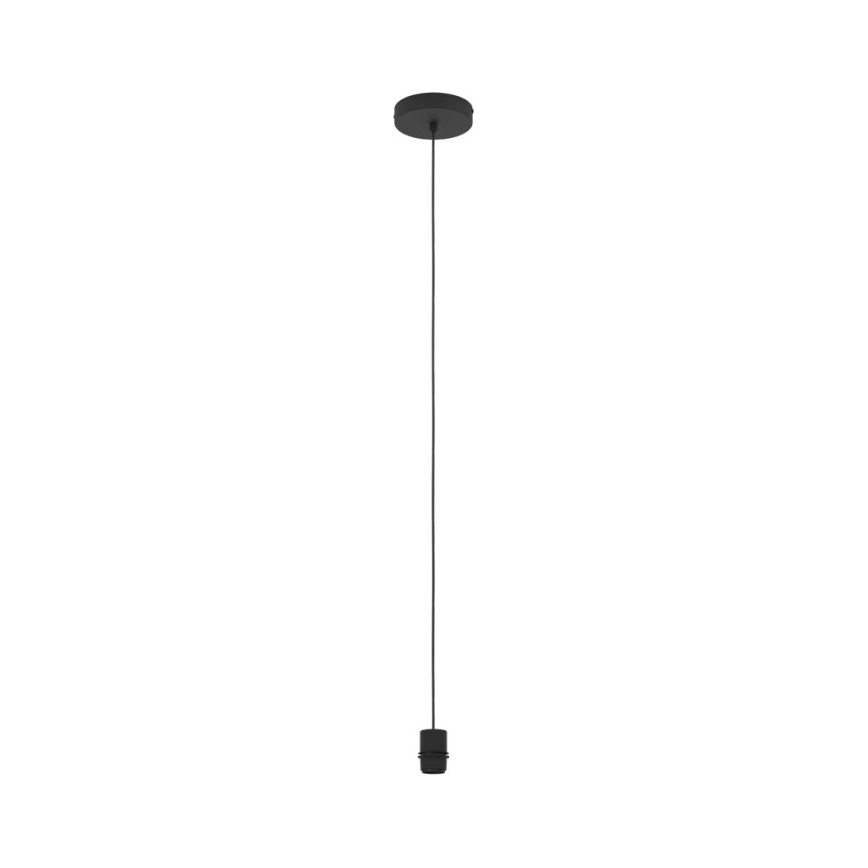 Brilagi - Lustre LED suspenso por cabo CERIA 1xE27/40W/230V Ø 30 cm preto/bege/branco