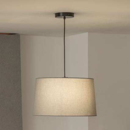 Brilagi - Lustre LED suspenso por cabo CERIA 1xE27/40W/230V Ø 45 cm cinzento