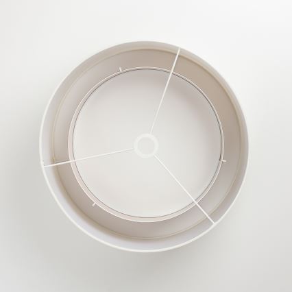 Brilagi - Lustre LED suspenso por cabo CERIA 1xE27/40W/230V Ø 50 cm branco/bege