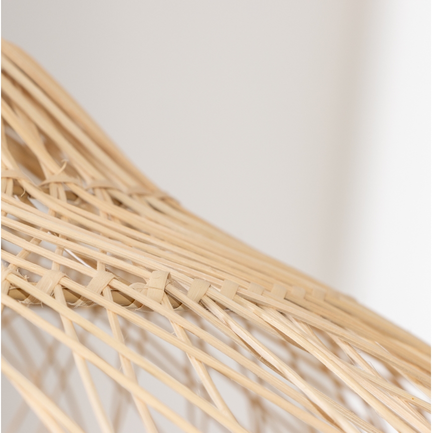 Brilagi - Lustre LED suspenso por cabo CERIA BOHO 1x E27/40W/230V Ø 100 cm bambu