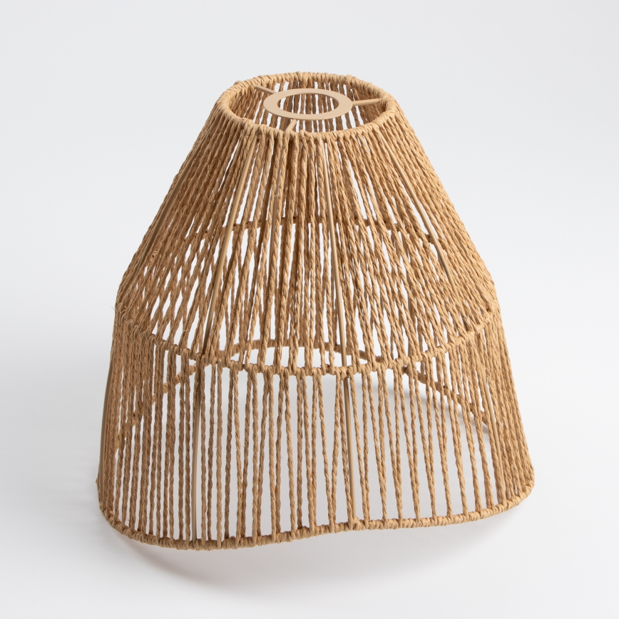 Brilagi - Lustre LED suspenso por cabo CERIA BOHO 1xE27/40W/230V, diâmetro 30 cm, castanho