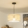Brilagi - Lustre LED suspenso por cabo CERIA BOHO 1xE27/40W/230V diâmetro 40 cm bambu