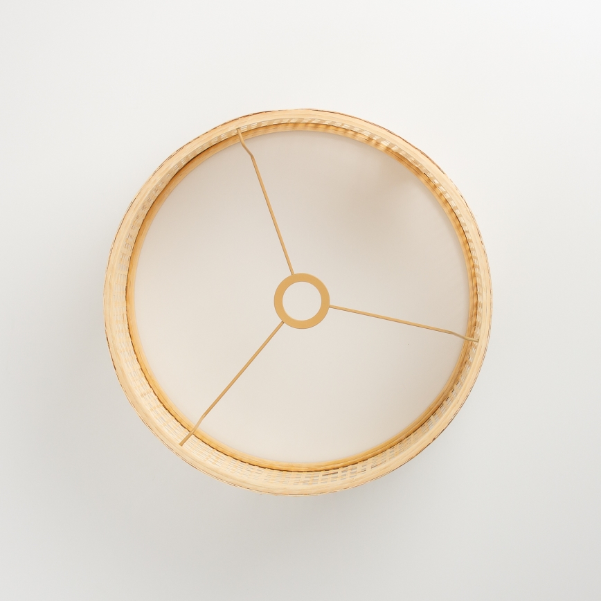 Brilagi - Lustre LED suspenso por cabo CERIA BOHO 1xE27/40W/230V diâmetro 40 cm bambu