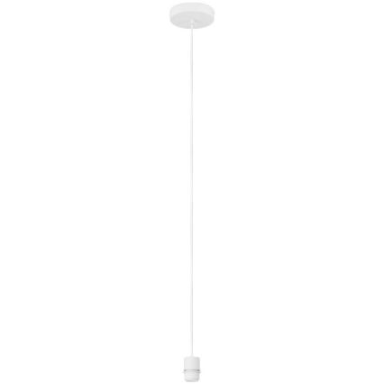 Brilagi - Lustre LED suspenso por cabo CERIA BOHO 1xE27/40W/230V diâmetro 70 cm branco/castanho