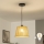 Brilagi - Lustre LED suspenso por cabo CERIA BOHO 1xE27/40W/230V Ø 28 cm castanho