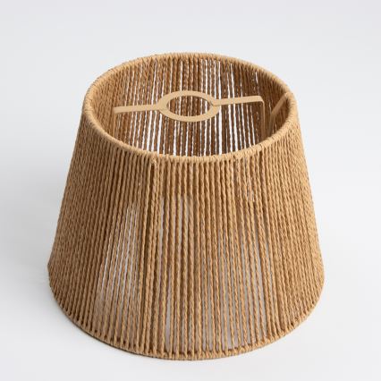 Brilagi - Lustre LED suspenso por cabo CERIA BOHO 1xE27/40W/230V Ø 28 cm castanho