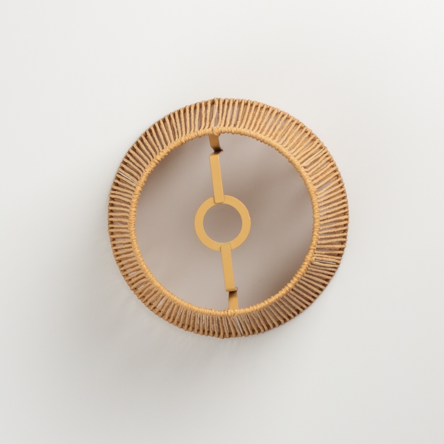 Brilagi - Lustre LED suspenso por cabo CERIA BOHO 1xE27/40W/230V Ø 28 cm castanho