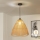 Brilagi - Lustre LED suspenso por cabo CERIA BOHO 1xE27/40W/230V Ø 70 cm castanho