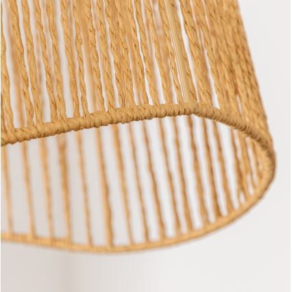 Brilagi - Lustre LED suspenso por cabo CERIA BOHO 1xE27/40W/230V Ø 70 cm castanho