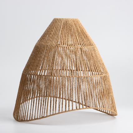 Brilagi - Lustre LED suspenso por cabo CERIA BOHO 1xE27/40W/230V Ø 70 cm castanho