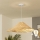 Brilagi - Lustre LED suspenso por cabo CERIA BOHO 1xE27/40W/230V Ø 70 cm em rattan