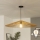 Brilagi - Lustre LED suspenso por cabo CERIA BOHO 1xE27/40W/230V Ø 90 cm castanho