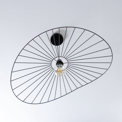 Brilagi - Lustre LED suspenso por cabo CERIA WIRE 1xE27/40W/230V 60x80 cm preto