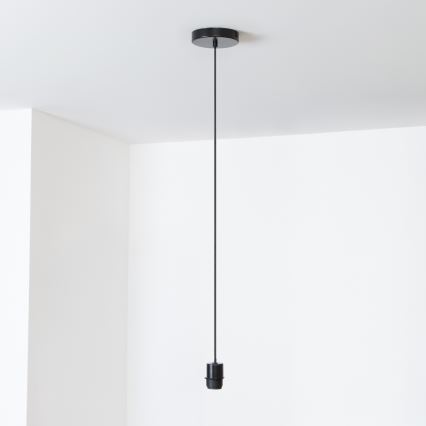 Brilagi - Lustre LED suspenso por cabo CERIA WIRE 1xE27/40W/230V 60x80 cm preto