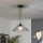 Brilagi - Lustre LED suspenso por cabo CERIA WIRE 1xE27/40W/230V, diâmetro 40 cm, preto