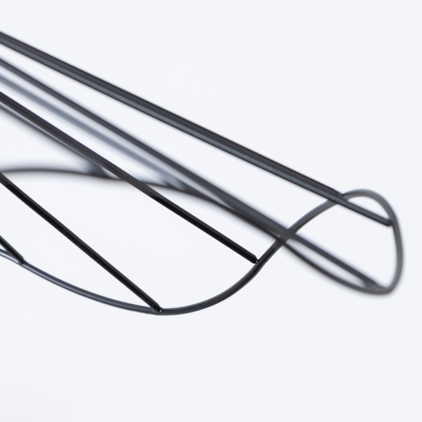 Brilagi - Lustre LED suspenso por cabo CERIA WIRE 1xE27/40W/230V Ø 60 cm preto