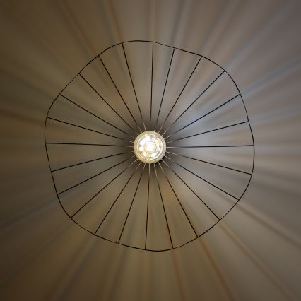 Brilagi - Lustre LED suspenso por cabo CERIA WIRE 1xE27/40W/230V Ø 80 cm preto