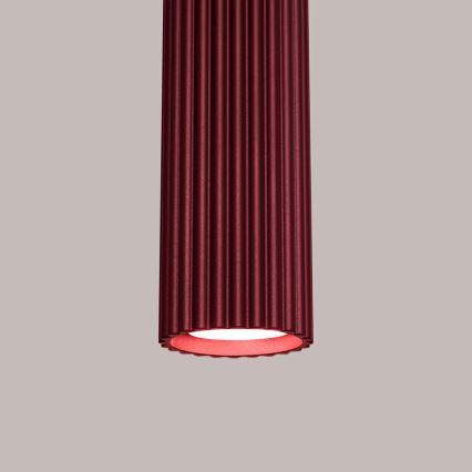 Brilagi - Lustre LED suspenso por cabo CRESTO 1xGU10/10W/230V bordô