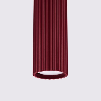 Brilagi - Lustre LED suspenso por cabo CRESTO 1xGU10/10W/230V bordô