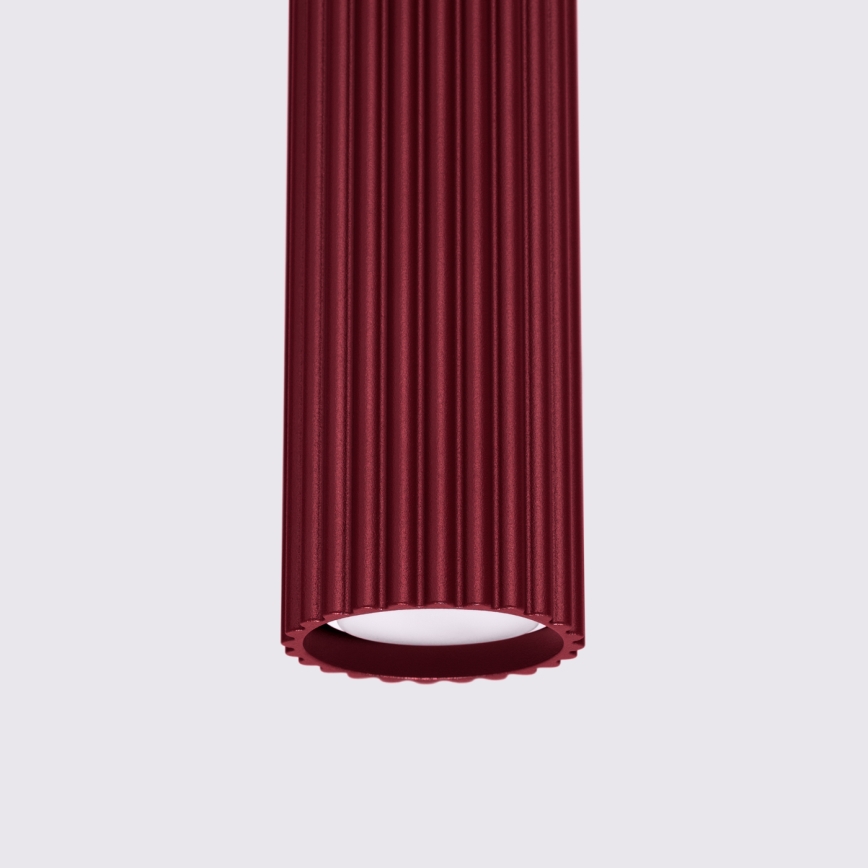 Brilagi - Lustre LED suspenso por cabo CRESTO 1xGU10/10W/230V bordô