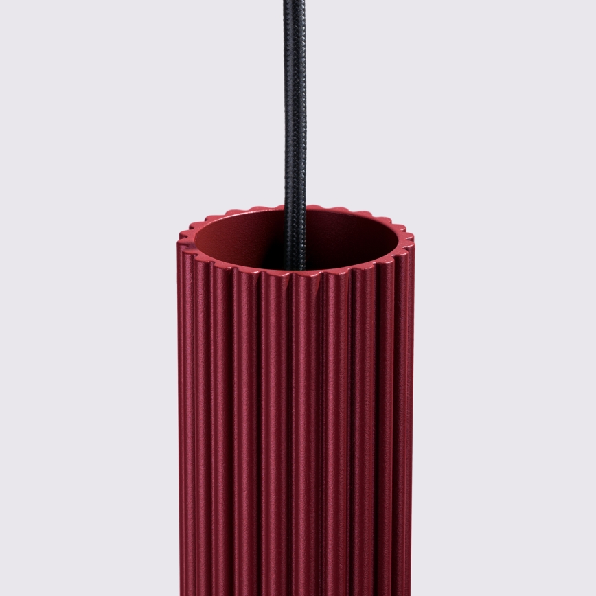 Brilagi - Lustre LED suspenso por cabo CRESTO 1xGU10/10W/230V bordô