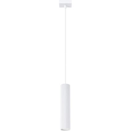 Brilagi - Lustre LED suspenso por cabo CRESTO 1xGU10/10W/230V branco