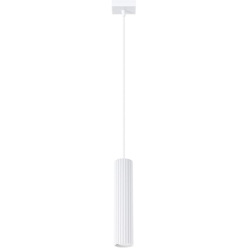 Brilagi - Lustre LED suspenso por cabo CRESTO 1xGU10/10W/230V branco