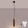 Brilagi - Lustre LED suspenso por cabo CRESTO 1xGU10/10W/230V castanho