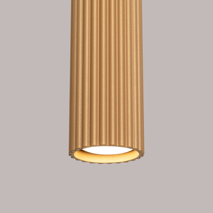 Brilagi - Lustre LED suspenso por cabo CRESTO 1xGU10/10W/230V dourado