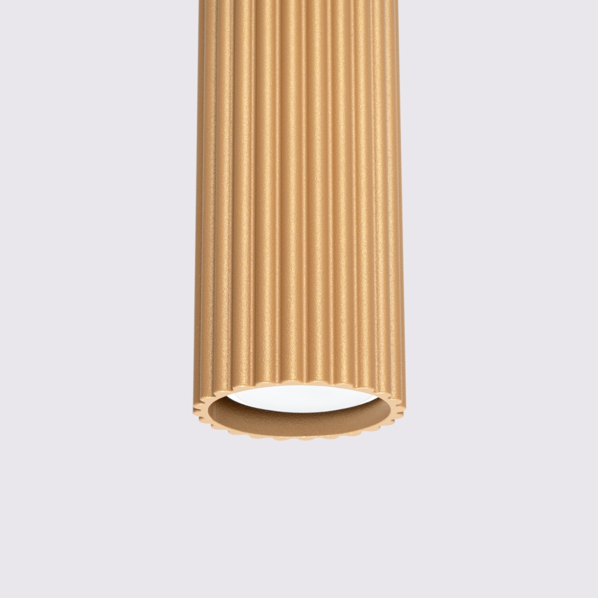Brilagi - Lustre LED suspenso por cabo CRESTO 1xGU10/10W/230V dourado