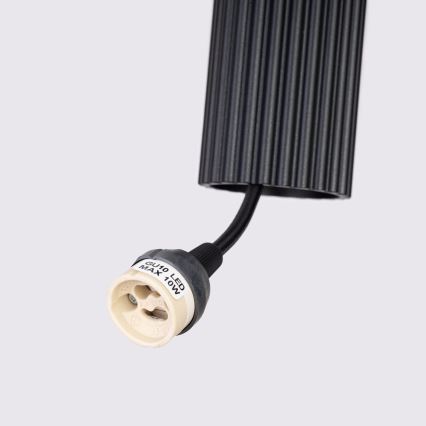 Brilagi - Lustre LED suspenso por cabo CRESTO 1xGU10/10W/230V preto