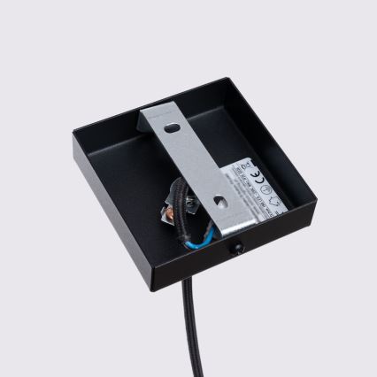 Brilagi - Lustre LED suspenso por cabo CRESTO 1xGU10/10W/230V preto